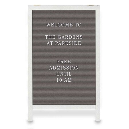 United Visual Products Corkboard, Fabric, Blk/Prl, 3 Door, 96 x 48" UV308-BLACK-PEARL